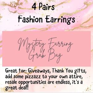 E.W. 4 pair. Earring Extravaganza.